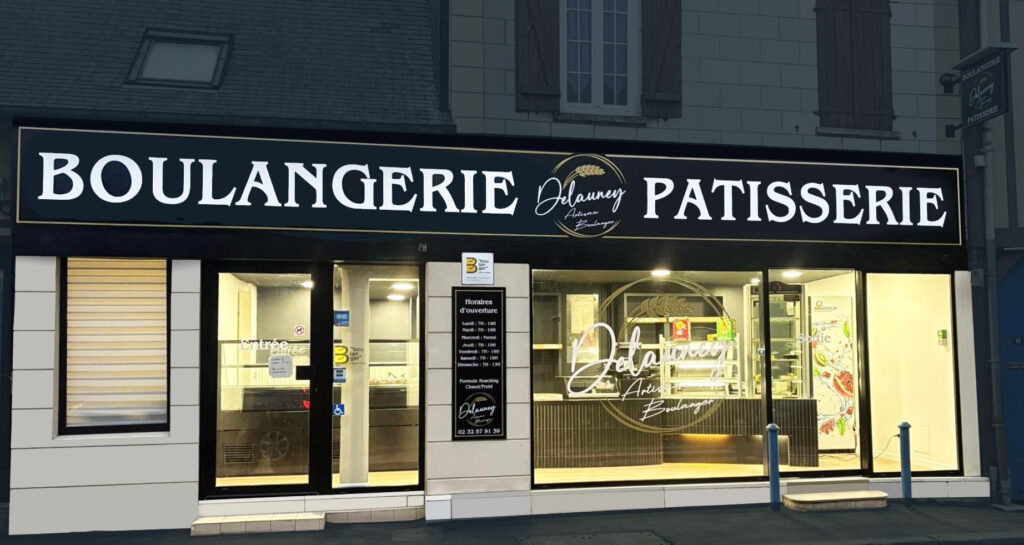 Devanture Boulangerie Patisserie Delauney
